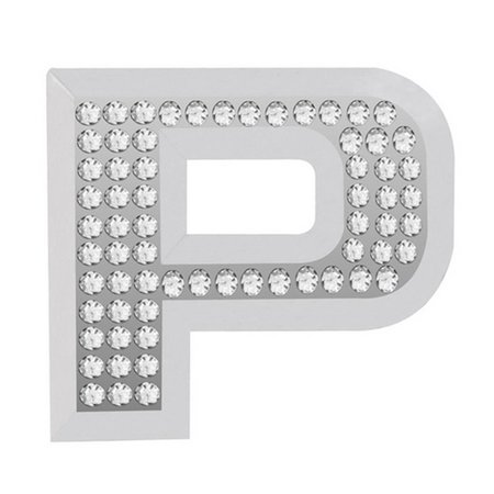 PILOT Emblem Bling Chrome Letter P BL-555PZ